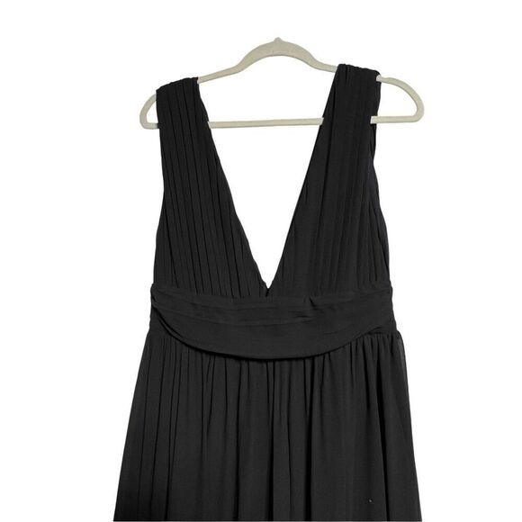 Nordstrom Love X Design Sleeveless Black Cocktail Formal Wedding Dress Large NWT - Picture 3 of 5